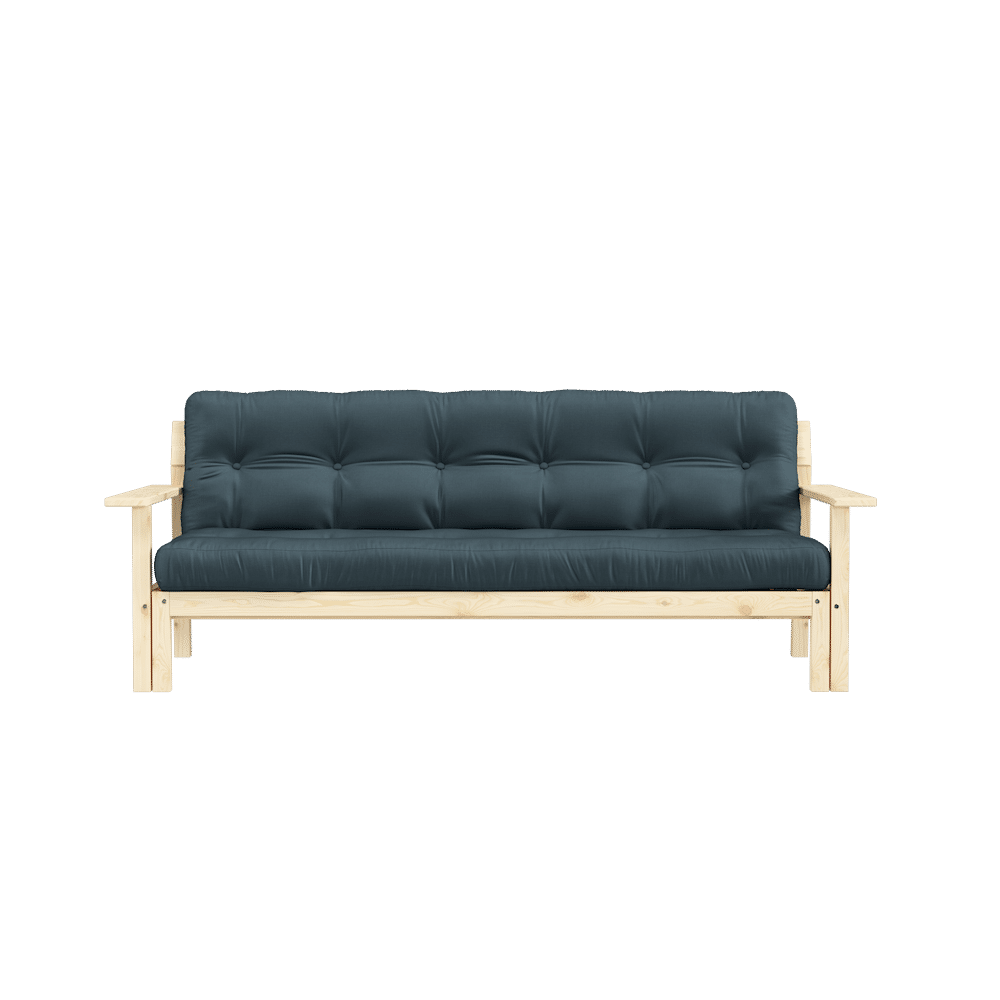 Diseñador UNWIND CLEAR LACQUERED W. COLCHÓN MIXTO 5 CAPAS AZUL GASOL