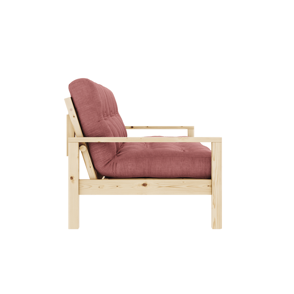 Designer BOUTON CLAIR LAQUÉ W. MATELAS MIXTE 5 COUCHES SORBET