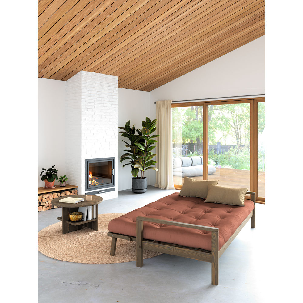 Designer BOUTON CLAIR LAQUÉ W. MATELAS MIXTE 5 COUCHES SORBET