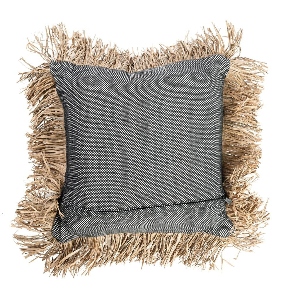 Bazar Bizar De Bonita Kissen bezug aus Baumwolle-Natur Black-40x40