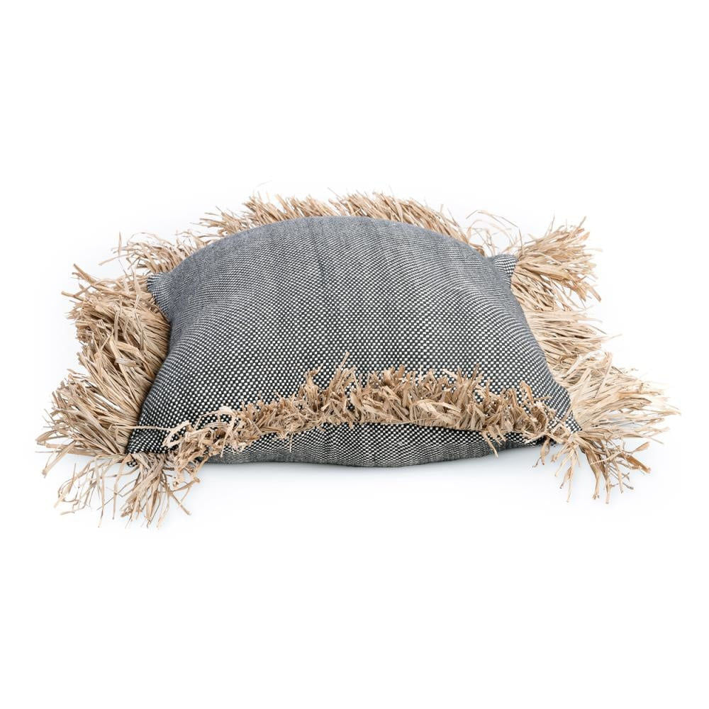 Bazar Bizar De Bonita Kissen bezug aus Baumwolle-Natur Black-40x40