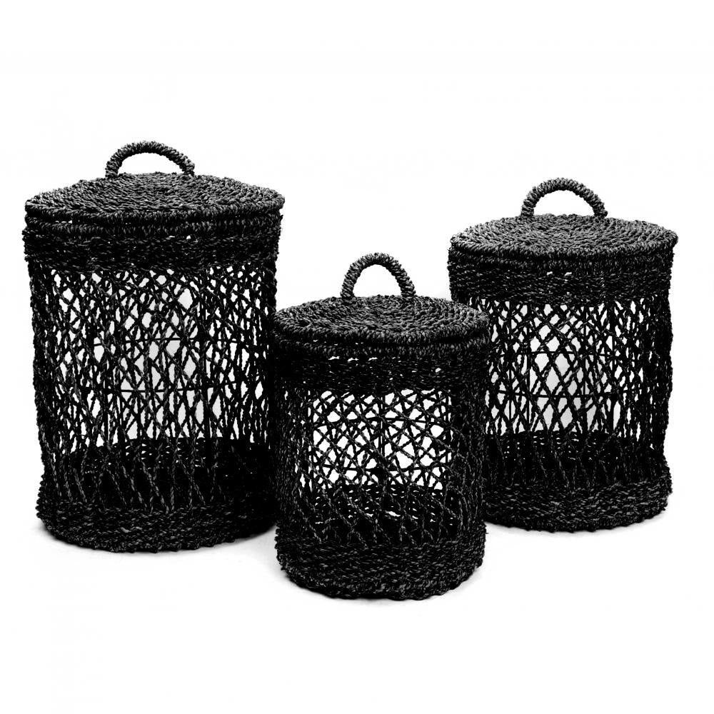 Bazar Bizarre Le Panier à Linge-Noir-L