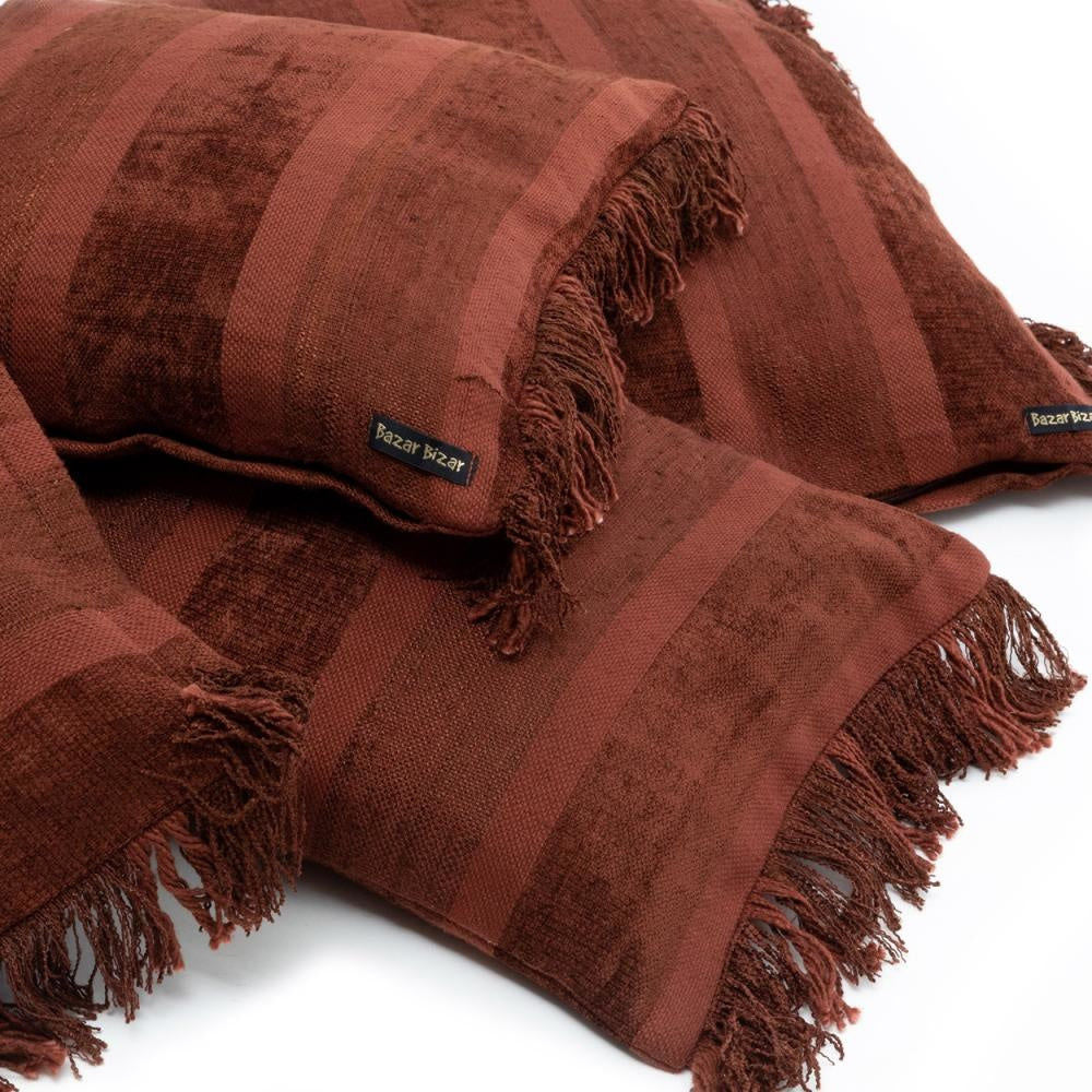 Bazar Bizarre The Oh My Gee Kissen bezug-Bordeaux Velvet-60x60