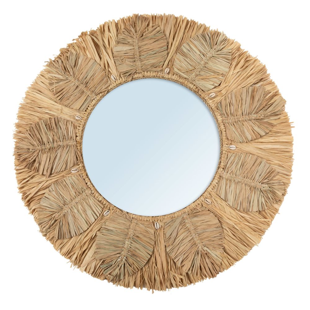 Bazar Bizarre The Palm Tree Mirror-Natural-M