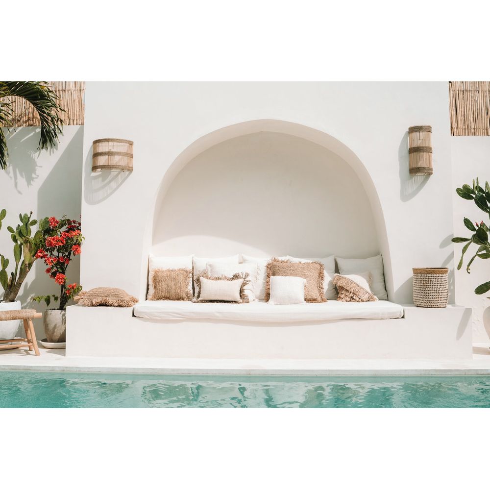 Funda de almohada Bazar Bizar De Saint Tropez-Blanco Naturel - 30x50
