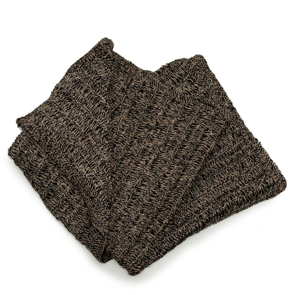 Bazar Bizarre Seegras Teppich-Natürliche Black-180x240