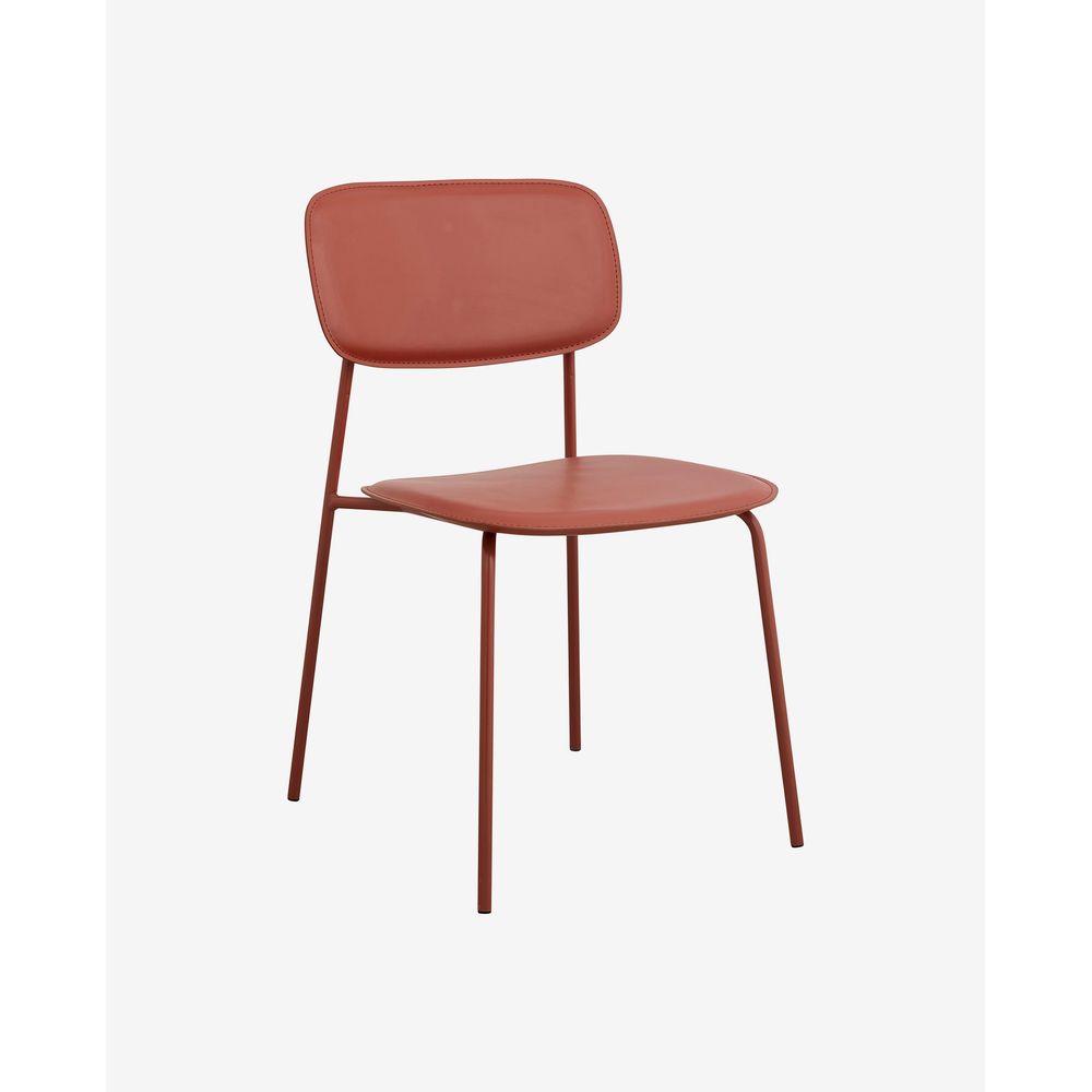 Nordal Silla de comedor A/S ESA, rojo óxido