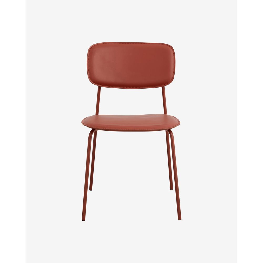 Nordal Silla de comedor A/S ESA, rojo óxido