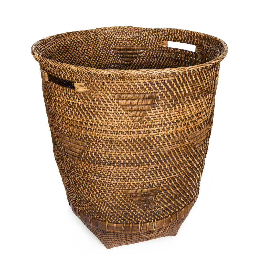 Bazar Bizarre Le Panier à Linge Colonial-Brun Naturel-XL