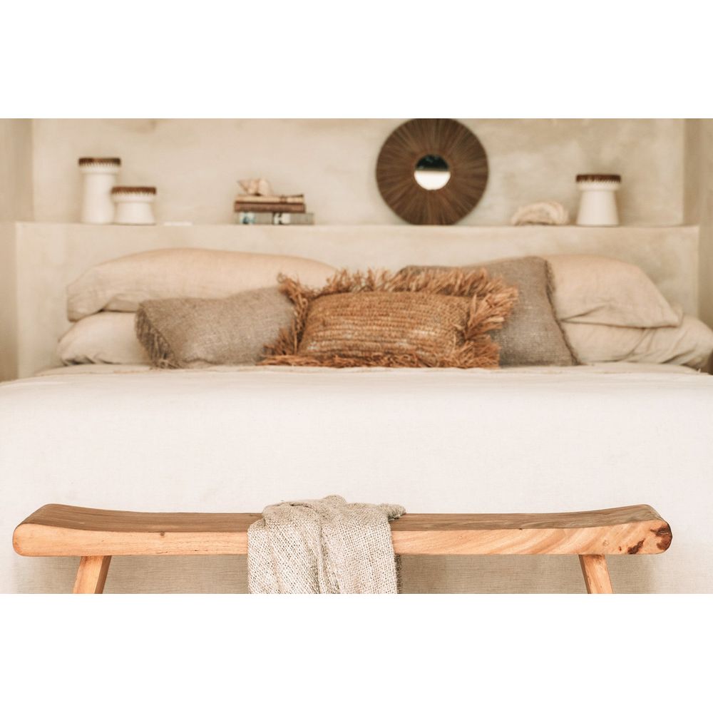 Bazar Bizarre The Rafia Pillow Cover-Natural-30x50