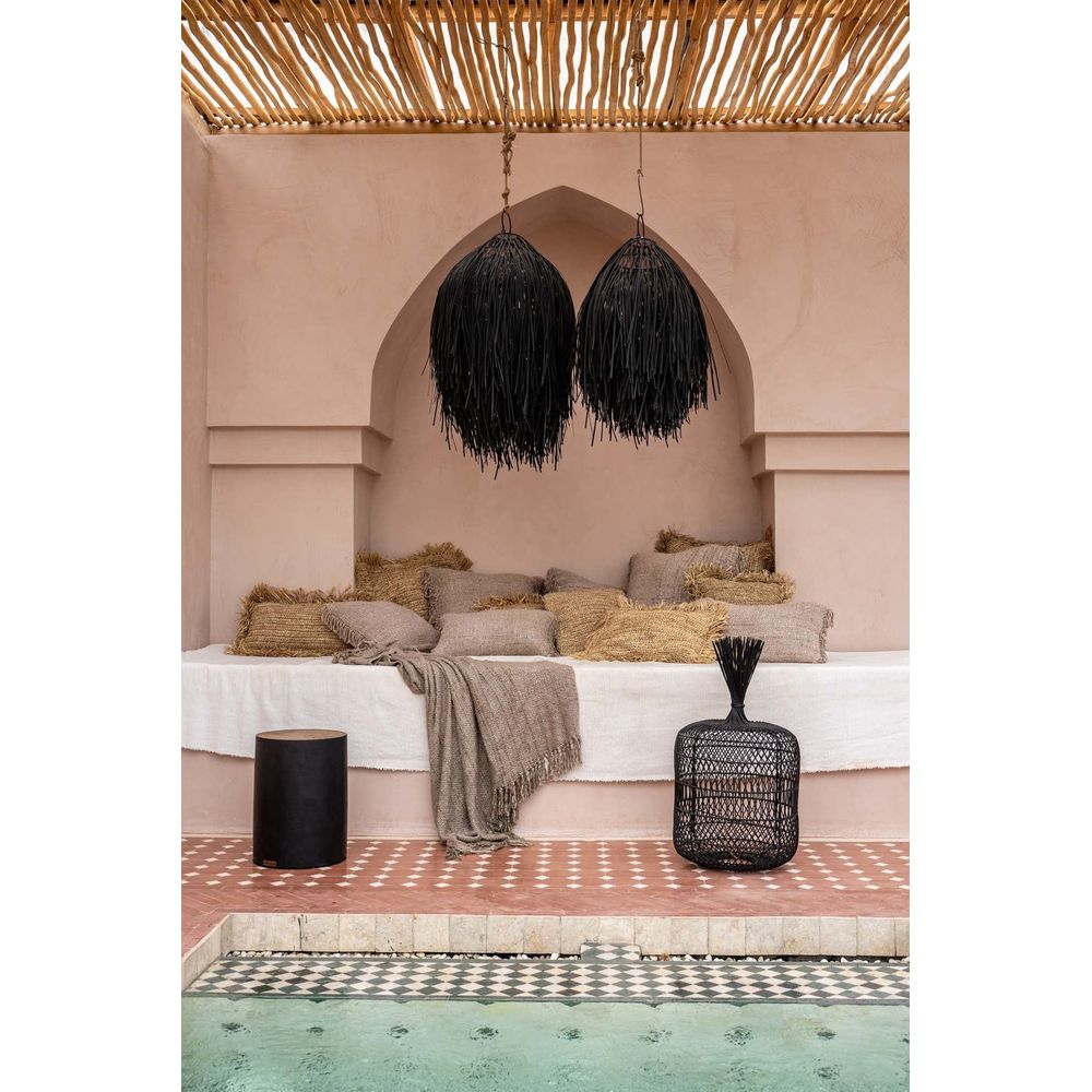 Bazar Bizarre The Rafia Pillow Cover-Natural-30x50