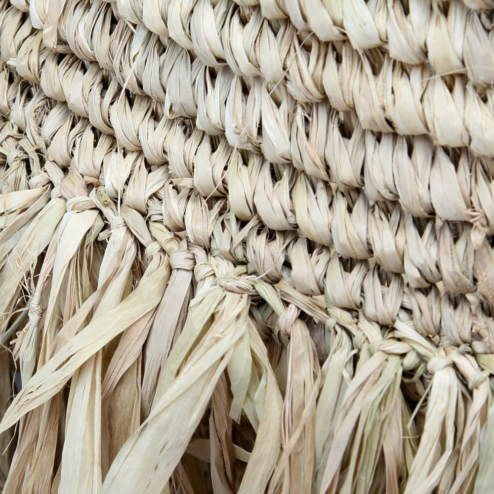 Bazar Bizar De Raffia Deluxe Manden - Natuurlijk - Set van 2