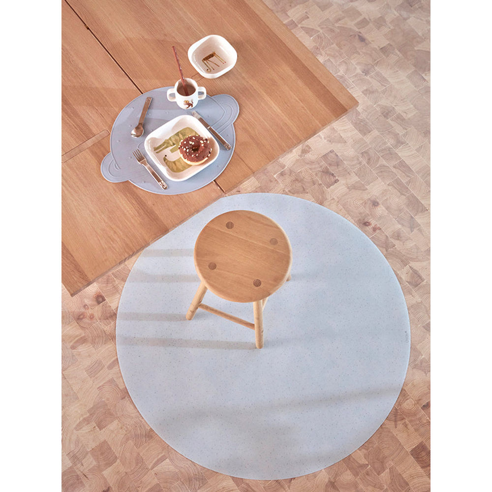 Tapis de chaise OYOY MINI Muda - Bleu clair
