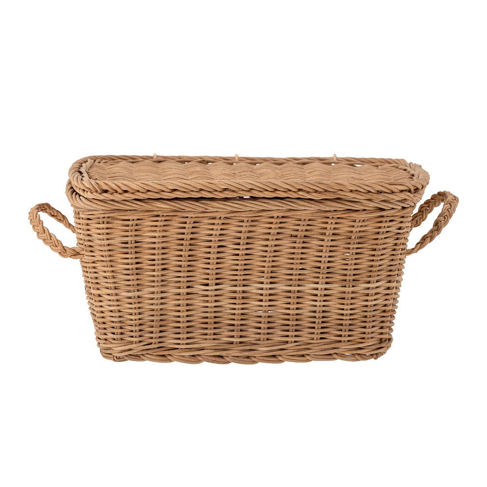 Creative Collection Kosta panier avec couvercle, Nature, Rattan
