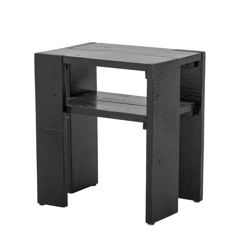 Creative Collection Table d'appoint Emillio, Noir, Pin