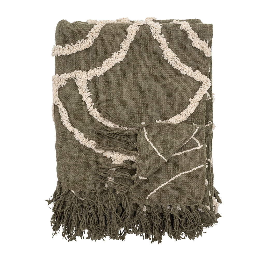 Bloomingville Mirfield Plaid, Vert, Coton