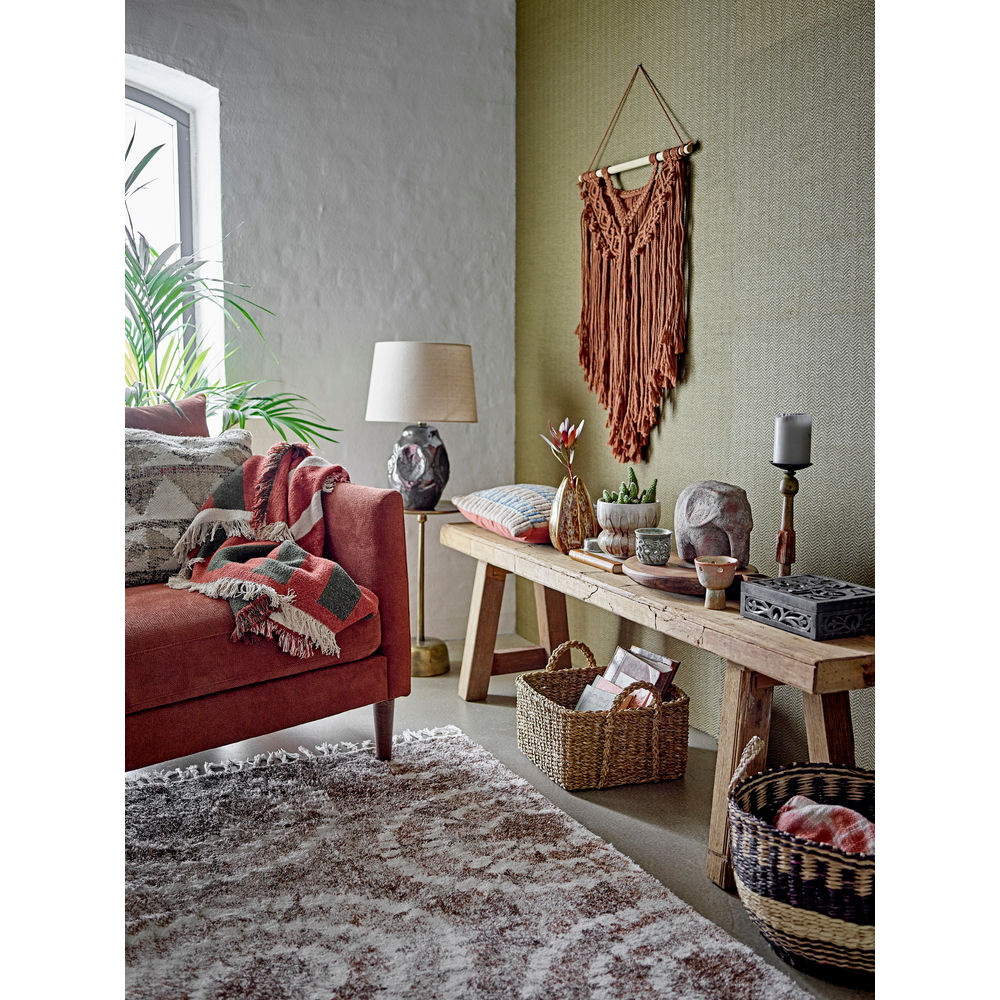 Kreative Kollektion Keira Tisch lampe, Schwarz, Terrakotta