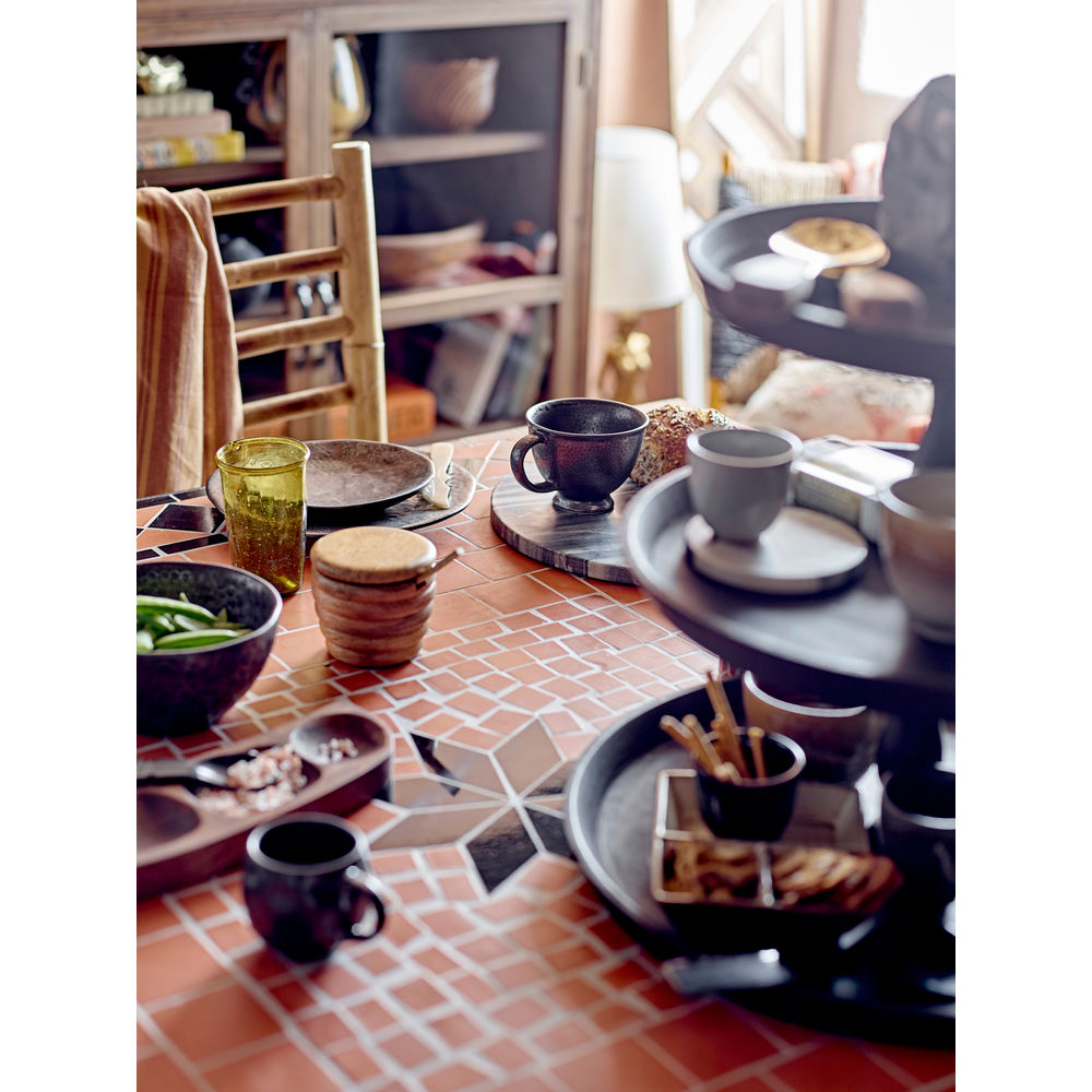 Kreative Sammlung Tilda Salzglas mit/Löffel, Natur, Mango