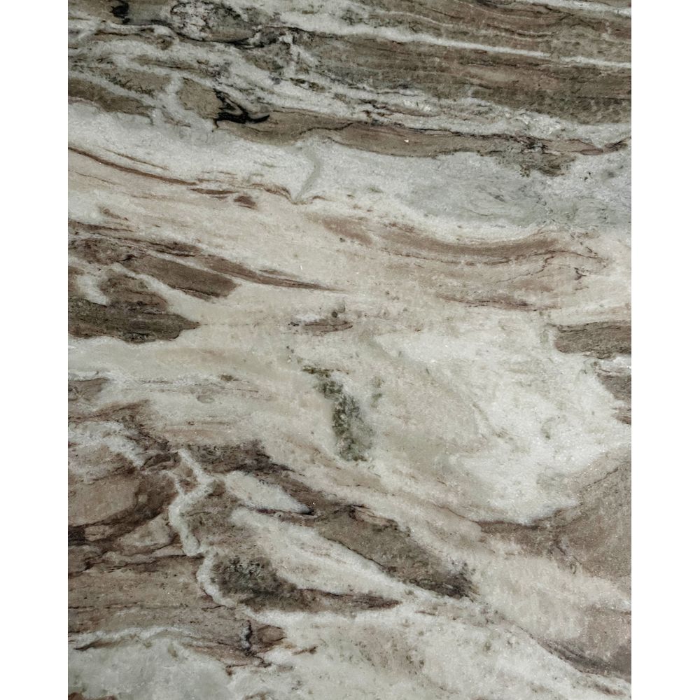 Nordal Mesa de comedor redonda A/S ERIE-tablero de mármol natural marfil