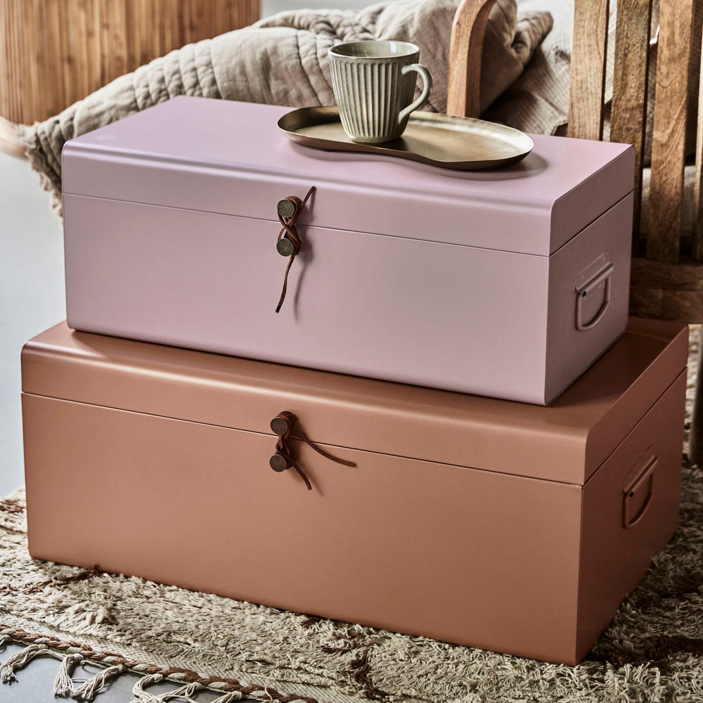 House Doctor Aufbewahrung, HDMetal, Beige/Pink