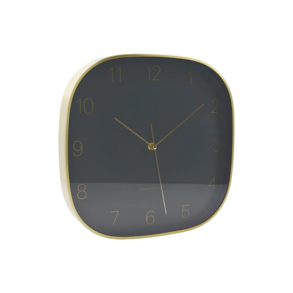 House Doctor Horloge murale, HDShape, gris foncé