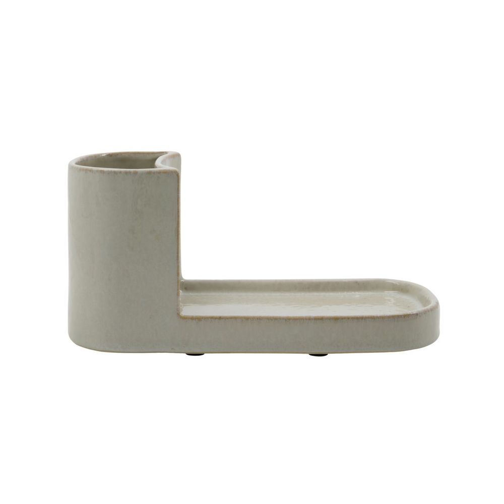 Meraki Porte-brosse et savon, MKDatura, Gris coquillages