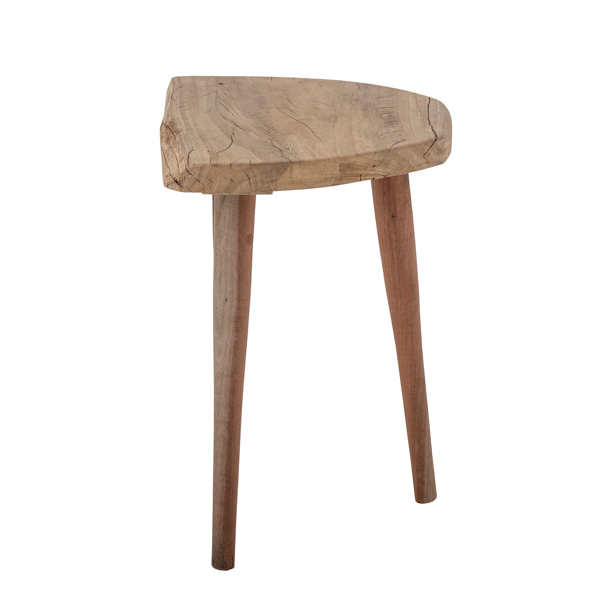 Creative Collection Table d'appoint Tudor, bois naturel récupéré