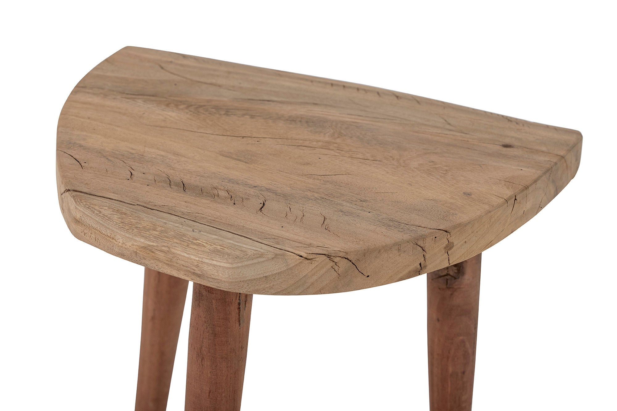 Creative Collection Table d'appoint Tudor, bois naturel récupéré