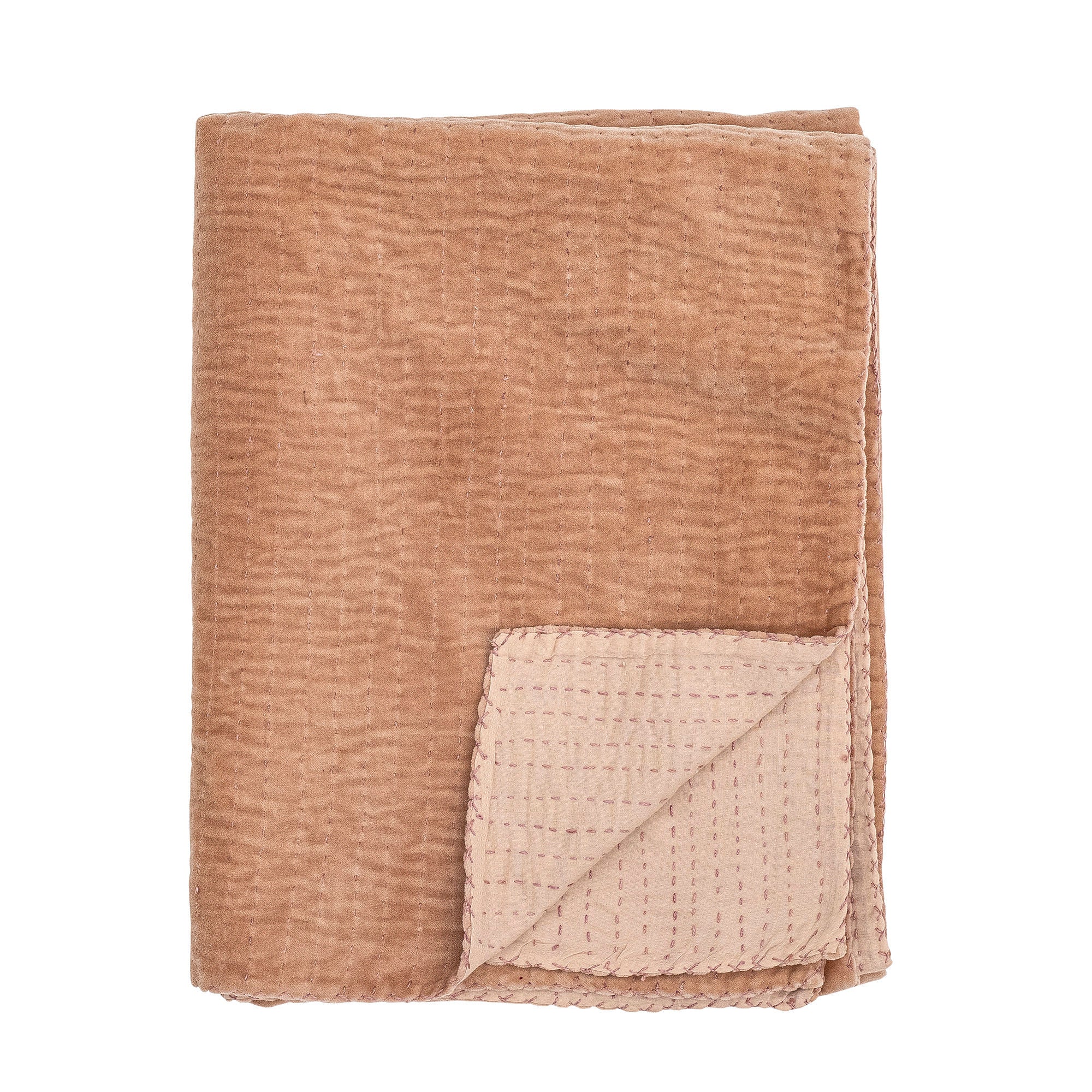 Bloomingville Gamma Plaid, Rose, Coton