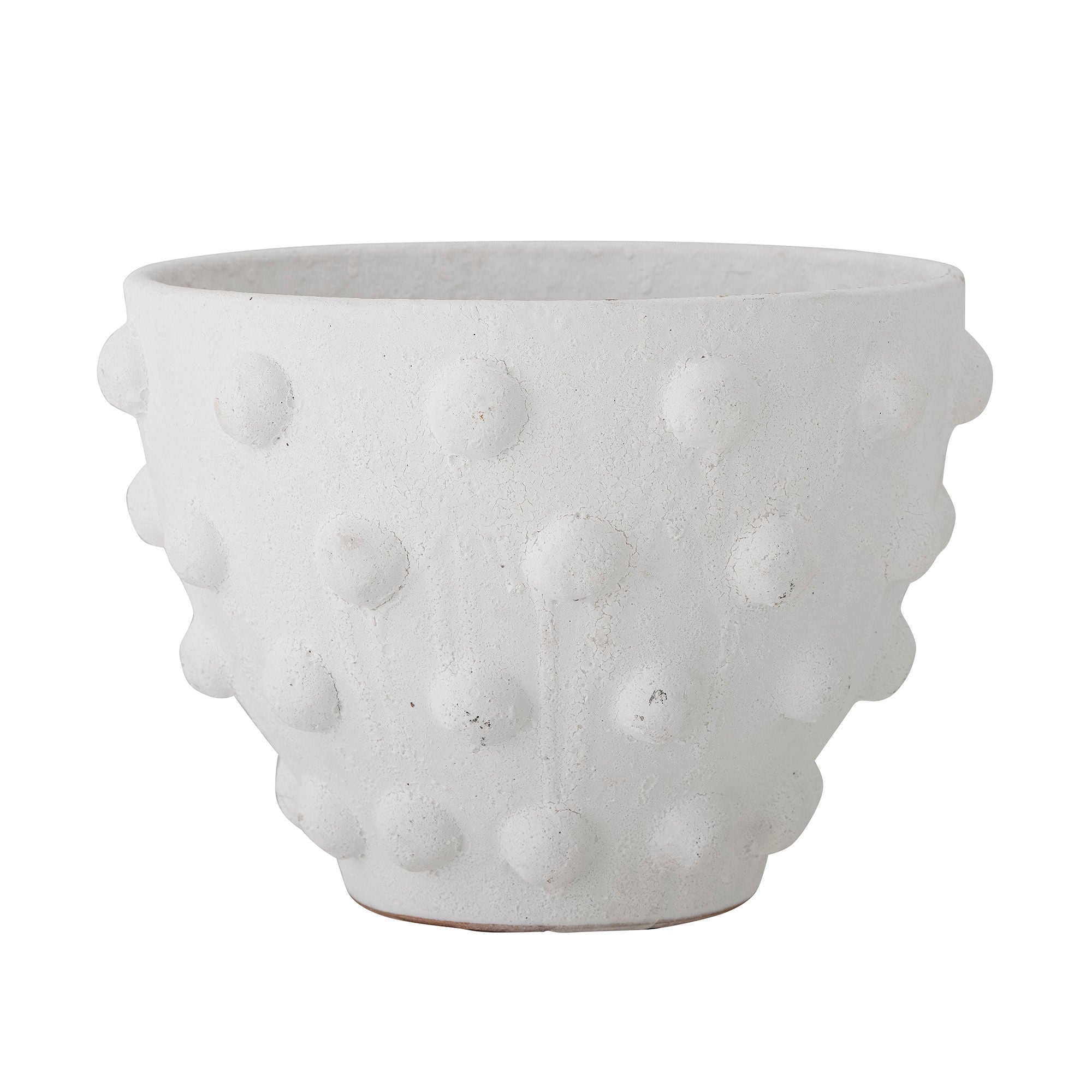 Bloomingville Rokiya Deco Pot de fleurs, Blanc, Terracotta