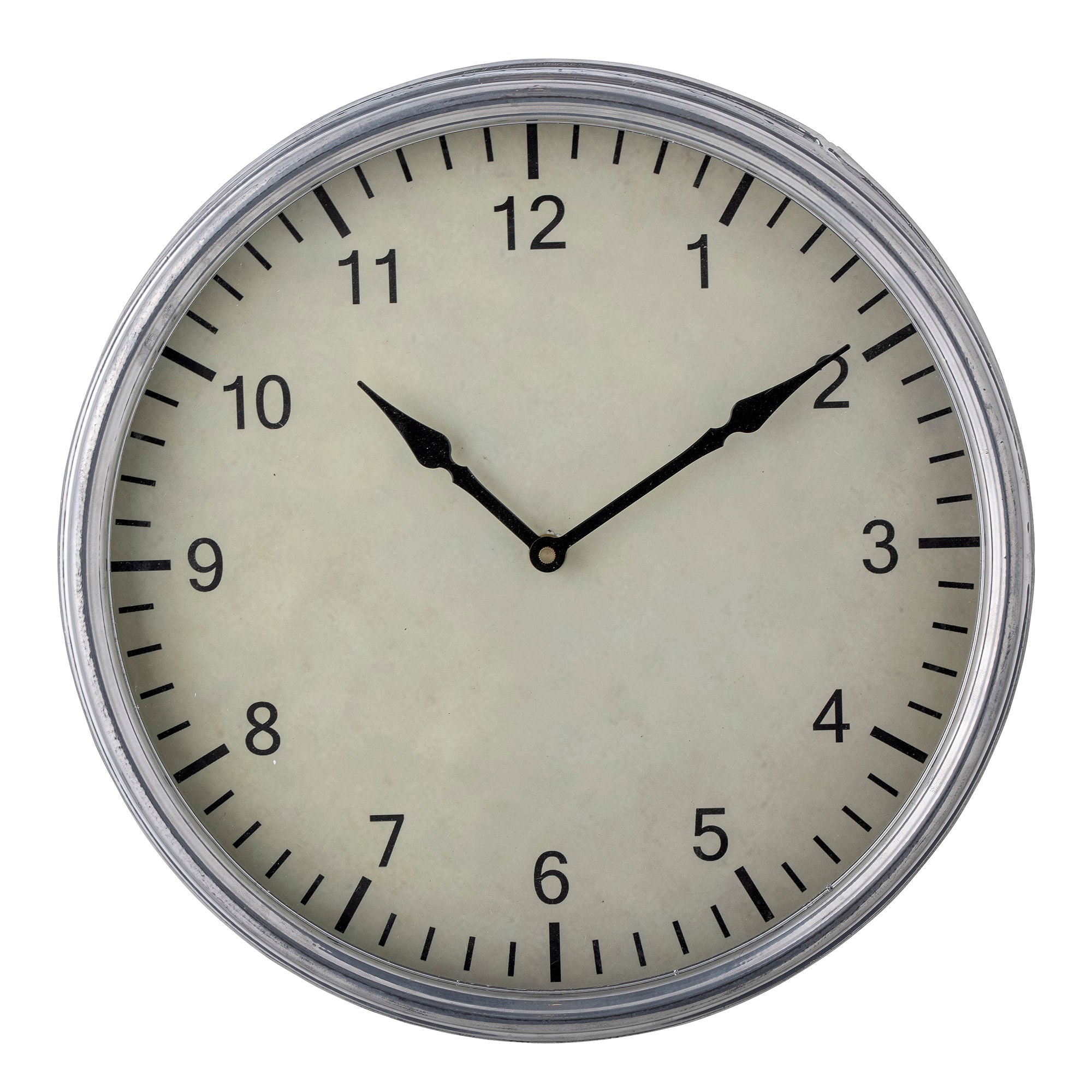 Bloomingville Mehdi Horloge Murale, Argent, Métal