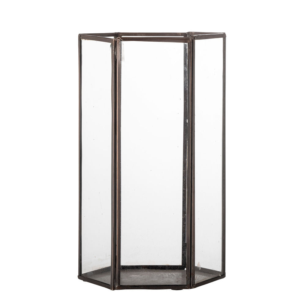 Bloomingville, Lanterne Acentia, Cuivre, Verre