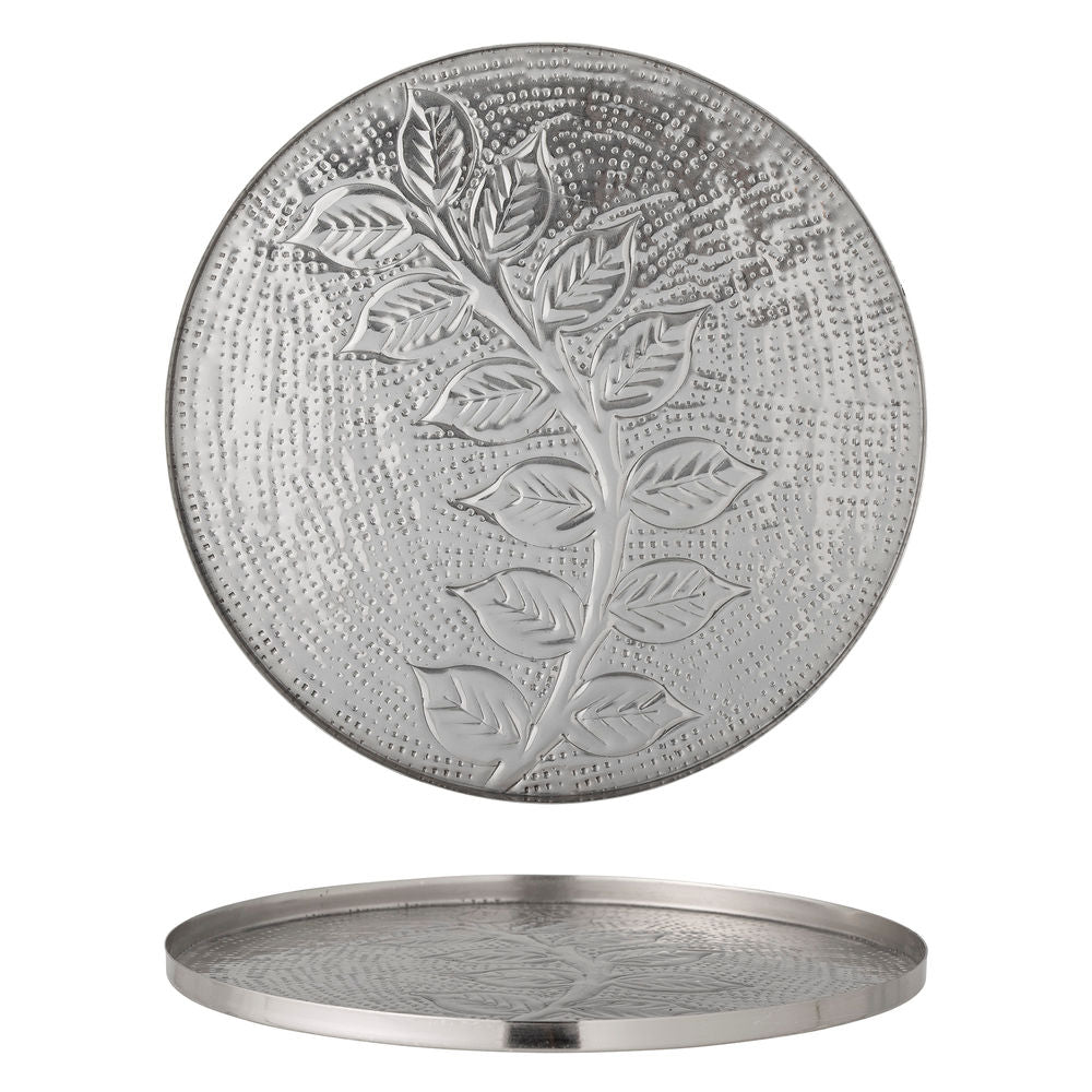Bloomingville Leila Dienblad, Zilver, Metaal