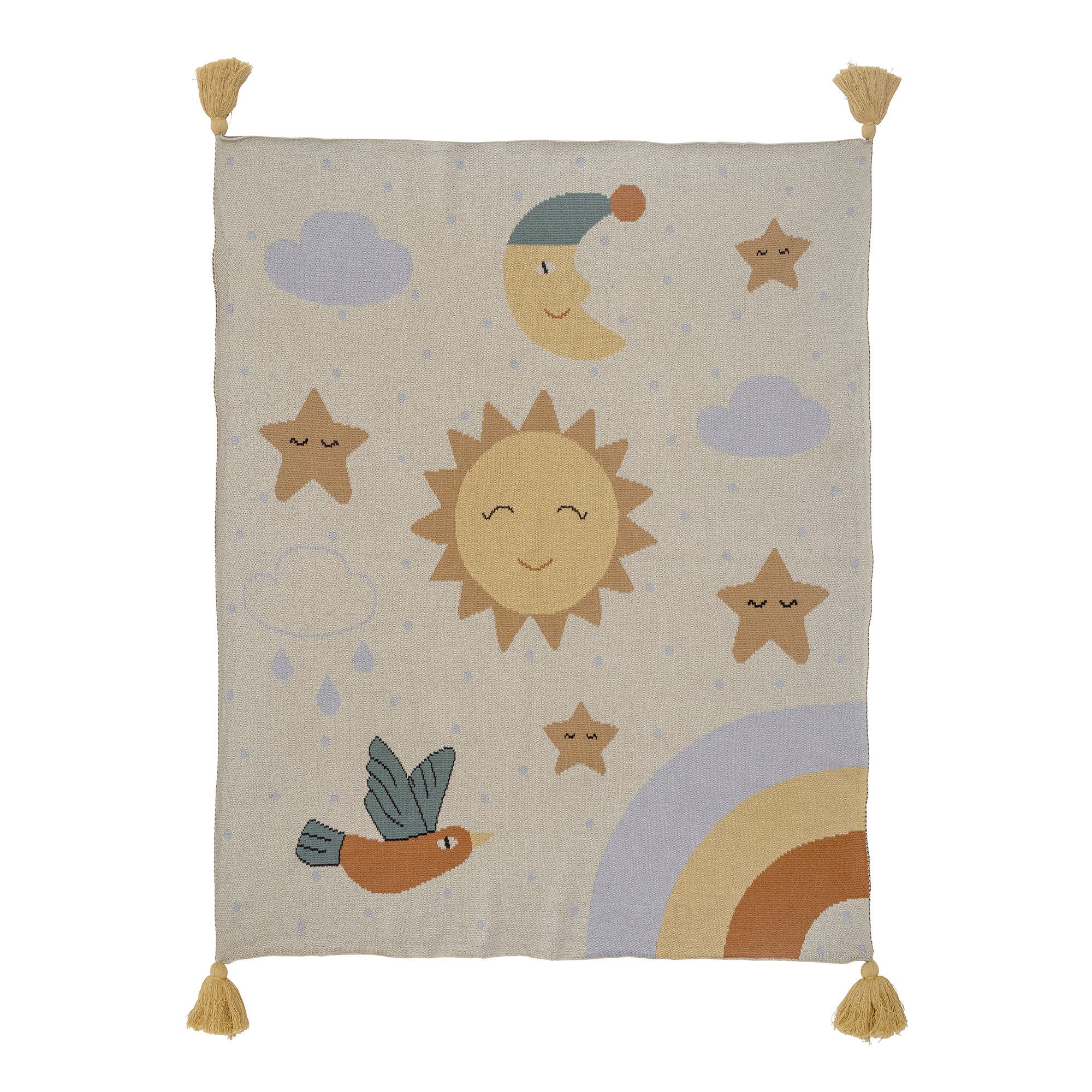 Bloomingville MINI Vigge Plaid, amarillo, OEKO-TEX®Katoe