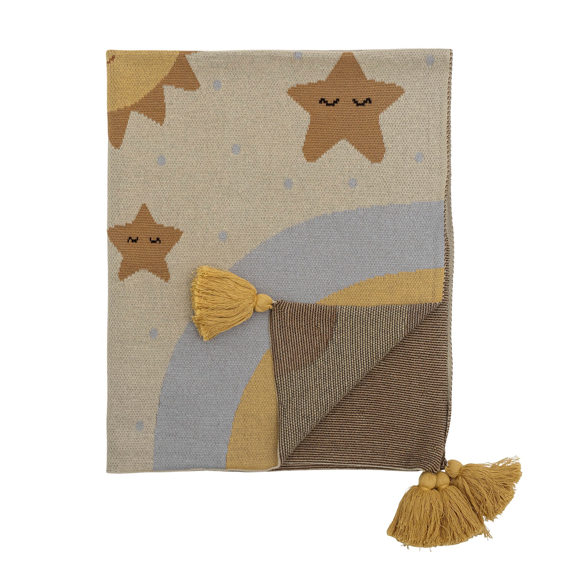 Bloomingville MINI Vigge Plaid, amarillo, OEKO-TEX®Katoe