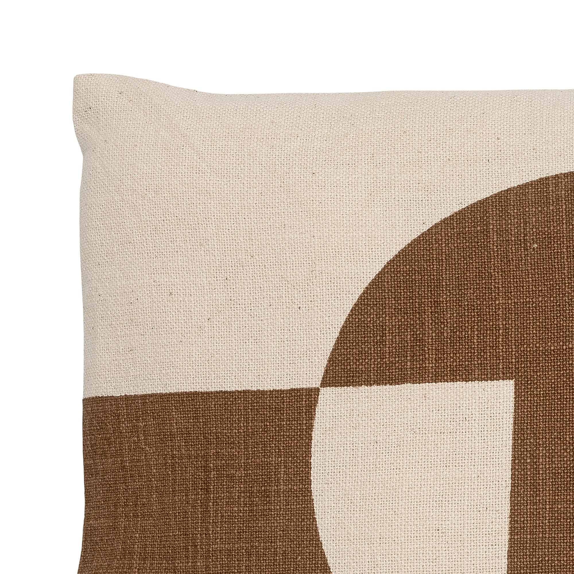 Bloomingville Oreiller Faida, Marron, Coton