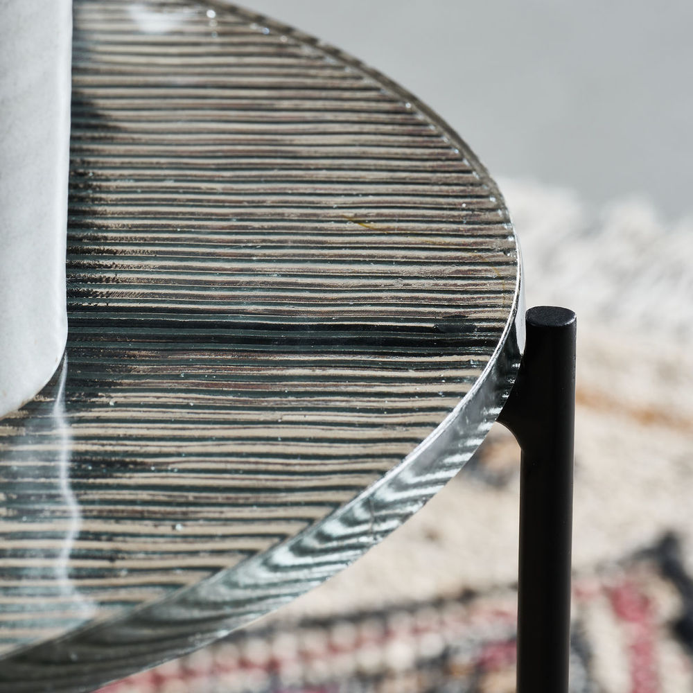 Hausarzt Beistell tisch, Gast, Zwart