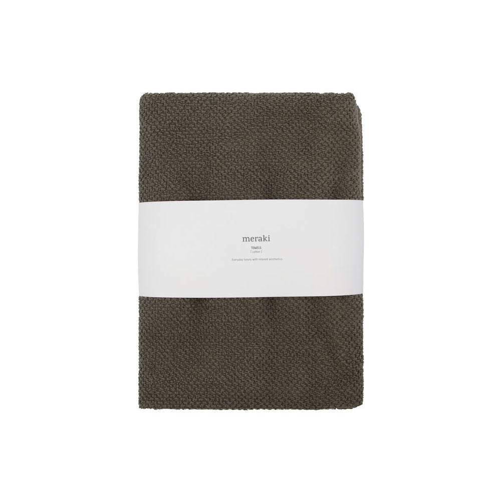 Meraki Handdoek, Solid, Leger