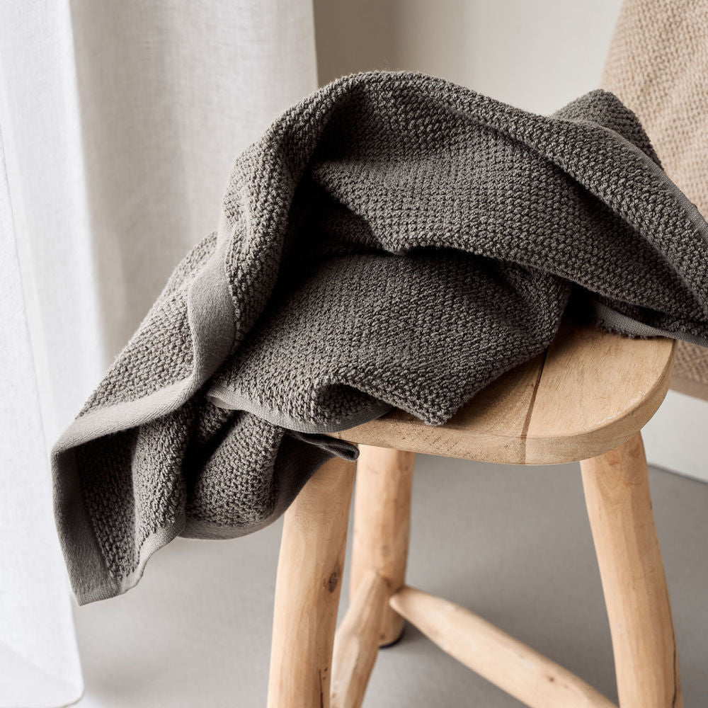 Meraki Handdoek, Solid, Leger