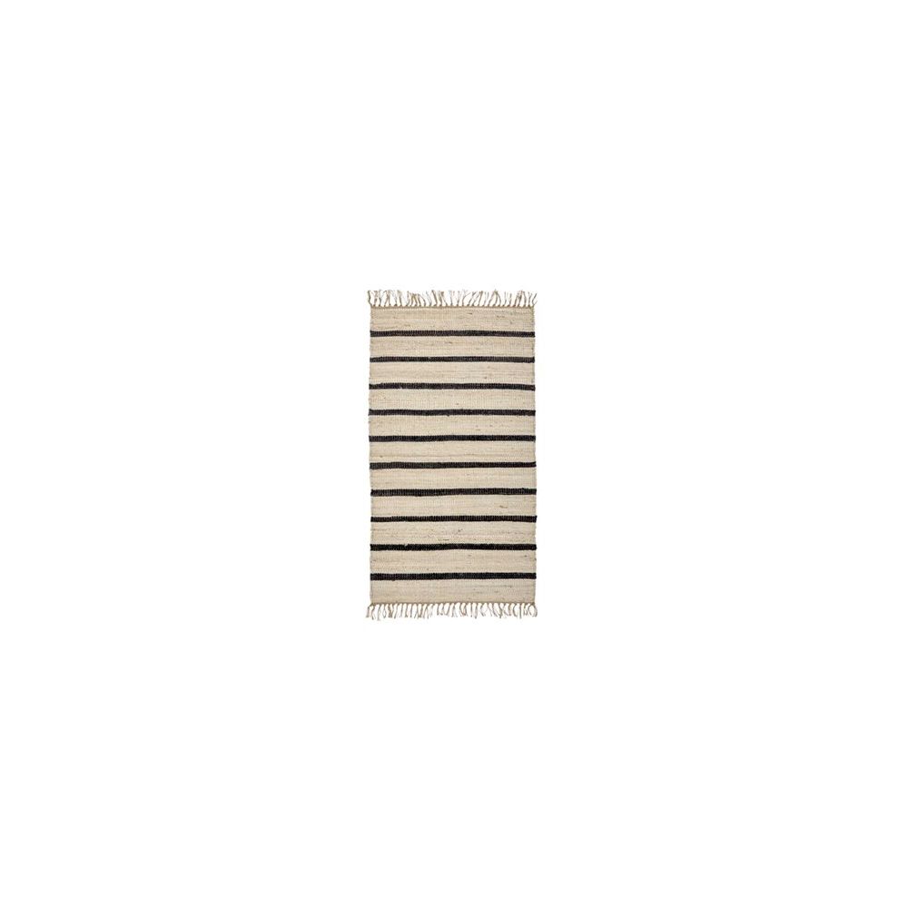 House Doctor Tapis, Sima, Noir/naturel