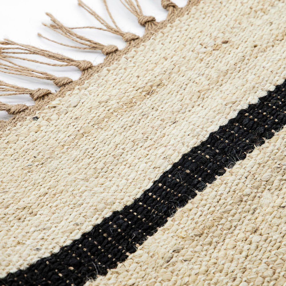 House Doctor Tapis, Sima, Noir/naturel