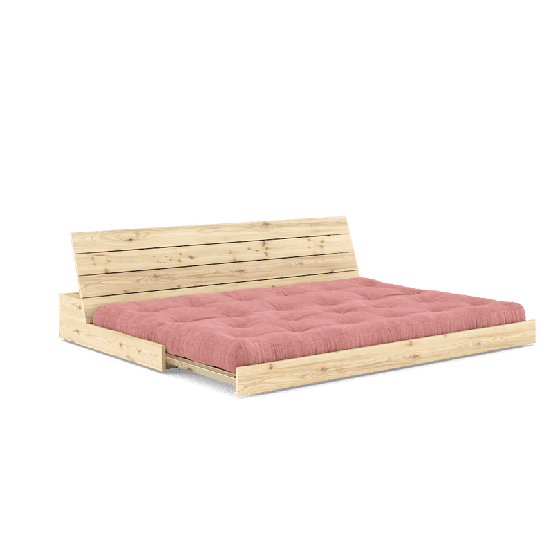 Karup Design BASE KLARE LACKIERT W. 5-Schicht GEMISCHTE MATRATZE SORBET ROSA