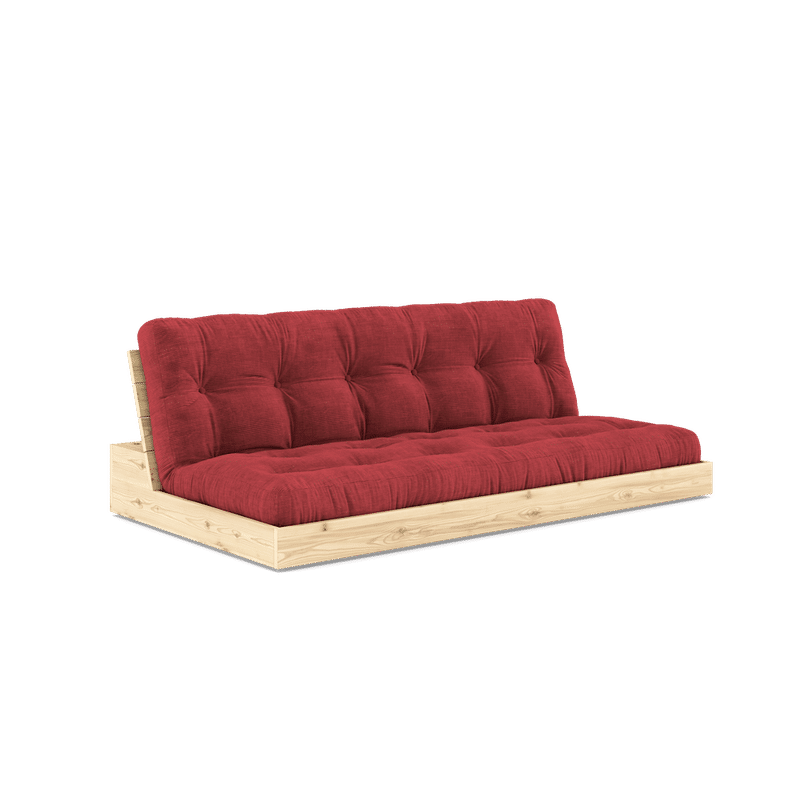 Karup Design BASE KLARE LACKIERT W. 5-Schicht GEMISCHTE MATRATZE RUBY REDD