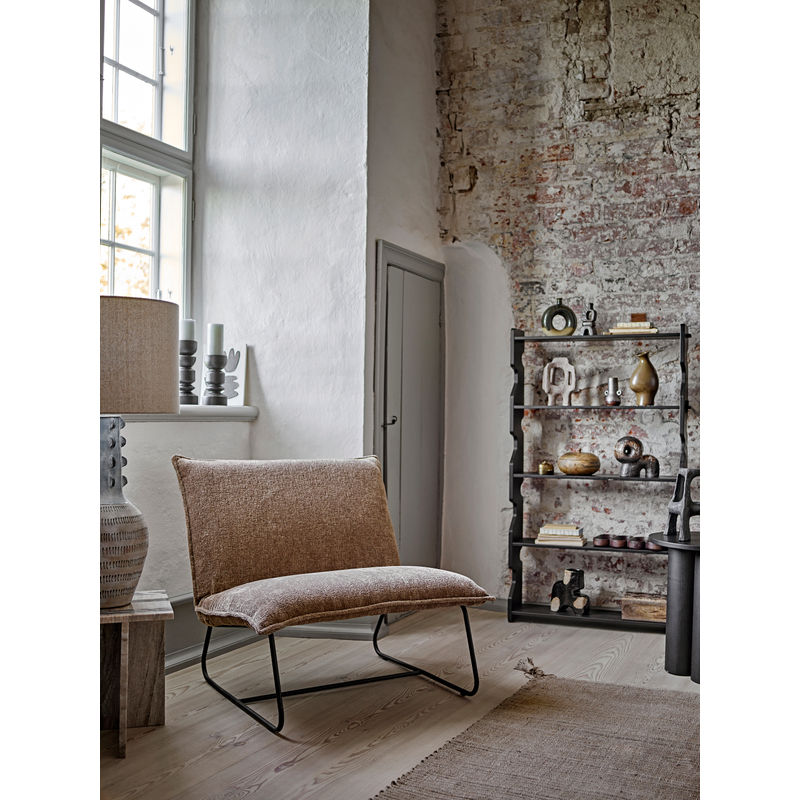 Bloomingville Savoya Wandregal, Schwarz, Holz