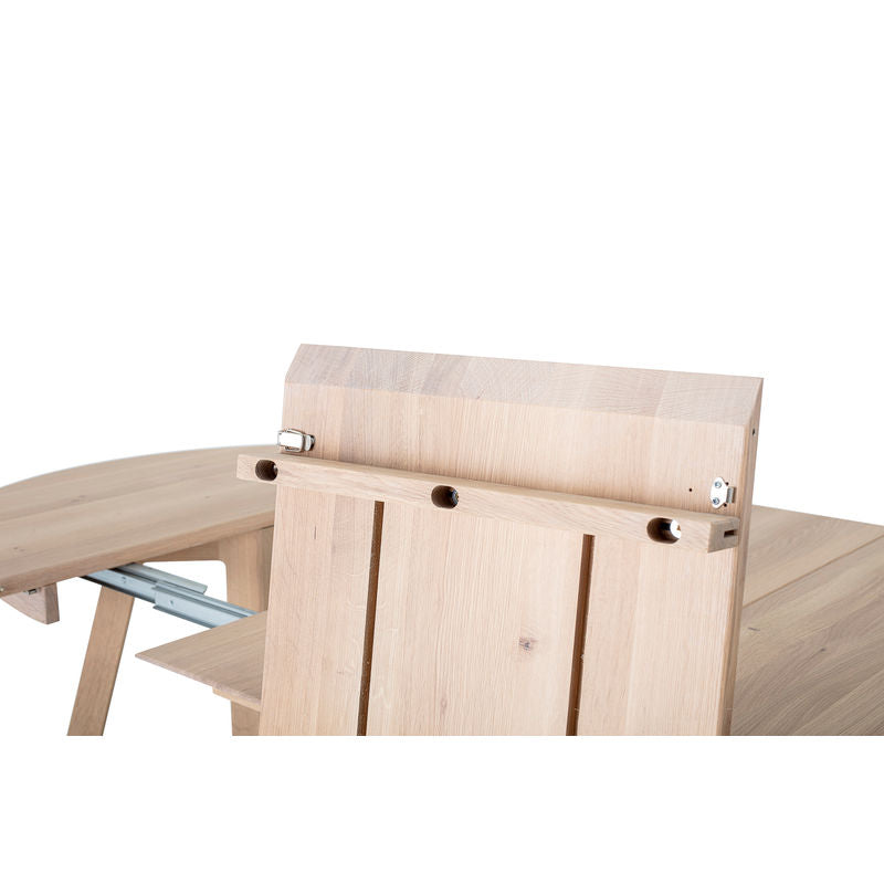 Bloomingville Owen uitschuifbare eettafel, Natuur, FSC® 100%, Eiken hout