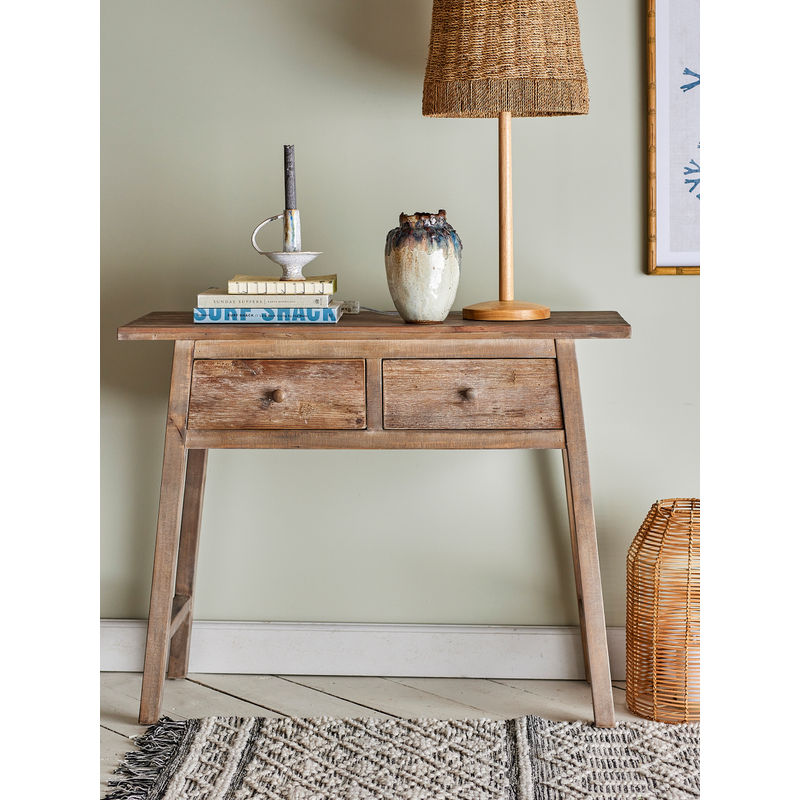 Table console Camden de Creative Collection, naturel, bois de pin récupéré