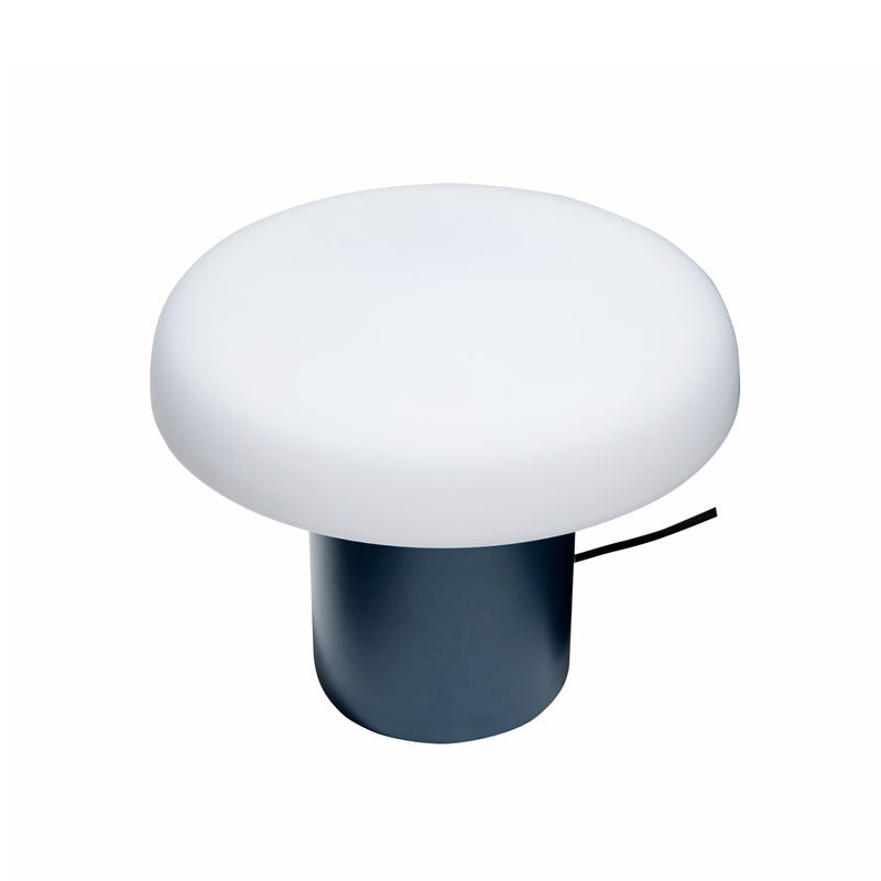 Hübsch Ateliers Lampe de Table Bleu Foncé/Blanc