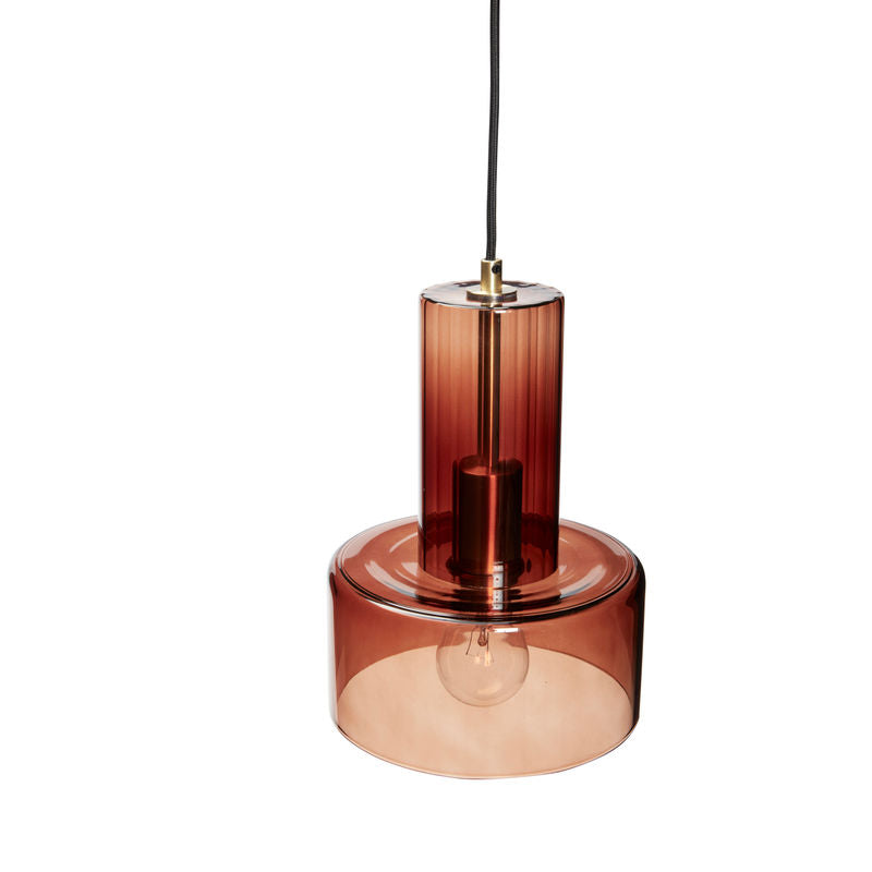 Hübsch Ripple Plafondlamp Amber