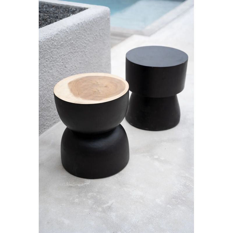 Bazarbizar-b2b Le Tabouret Warmi-Noir