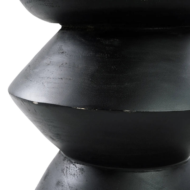 Bazar Bizar The Kulun Stool - Black Natural